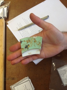 What can a decorative ceramic sherd like this tell us about life at Fort Missoula?